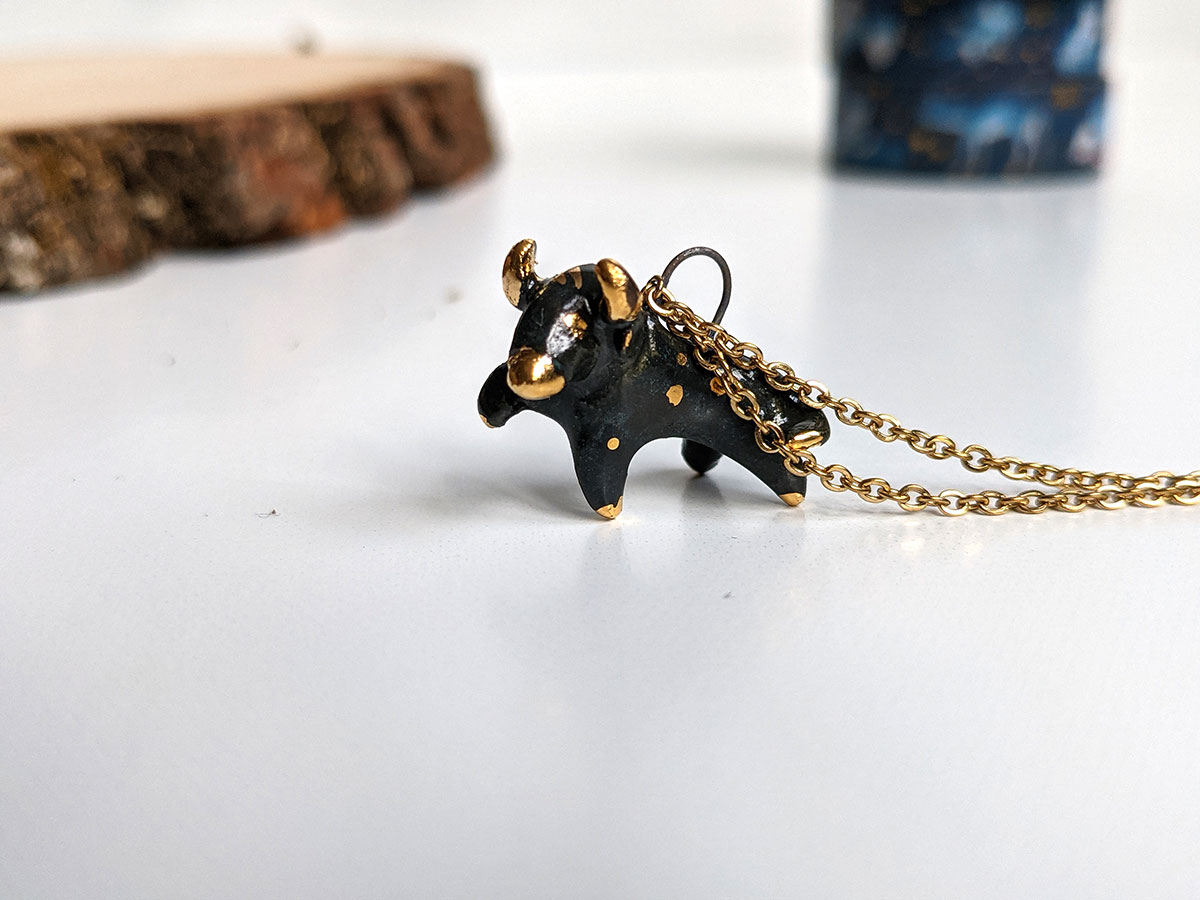 Zodiac Pendant – Taurus - Image 6