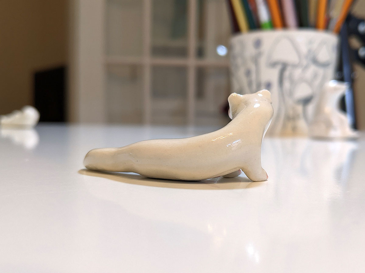 Porcelain Albino Ferret - Image 3