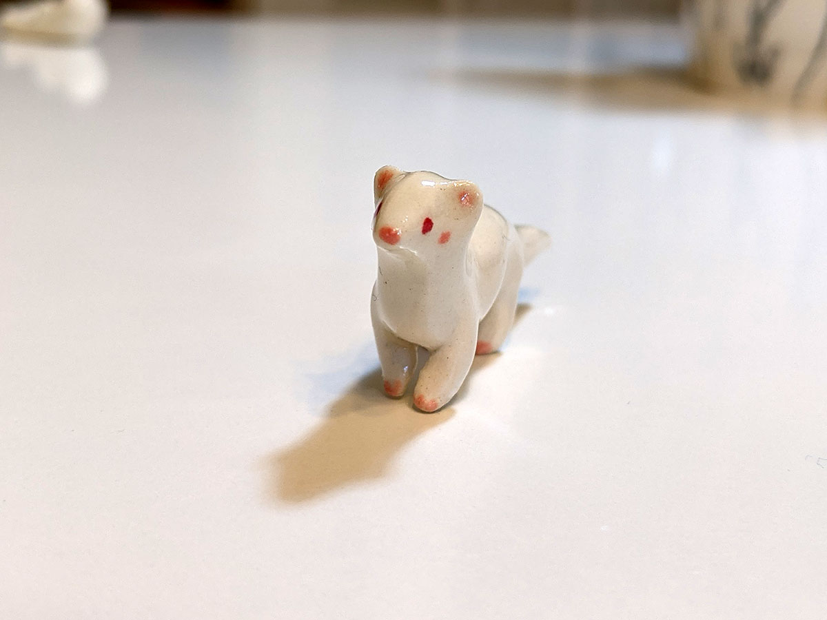 Porcelain Albino Ferret - Image 5