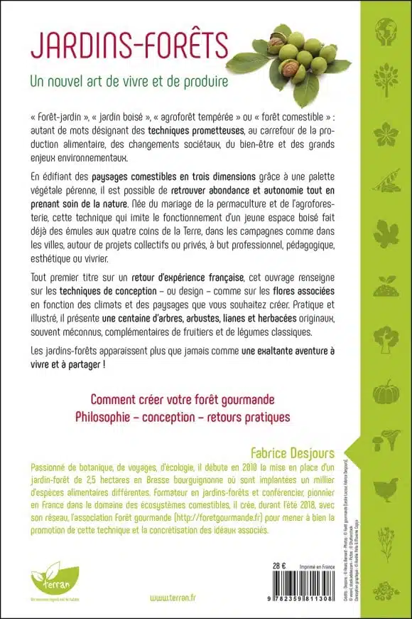 Jardins-forêts : Un nouvel art de vivre et de produire – LIVRE- Fabrice Desjours – Terran - Image 9