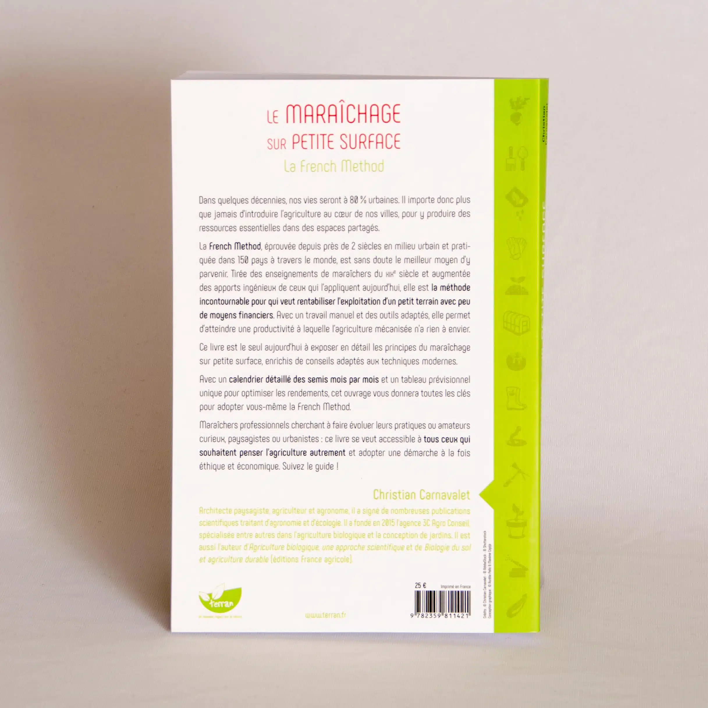 Le maraîchage sur petite surface – La French method – Livre – Christian Carnavalet – Editions Terran - Image 3